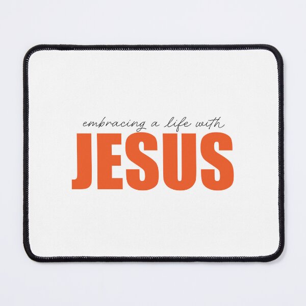Item preview, Embracing A Life With Jesus – Christian Faith Typography T-Shirt Design designed and sold by CrossCrafted.