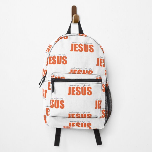 Item preview, Embracing A Life With Jesus – Christian Faith Typography T-Shirt Design designed and sold by CrossCrafted.