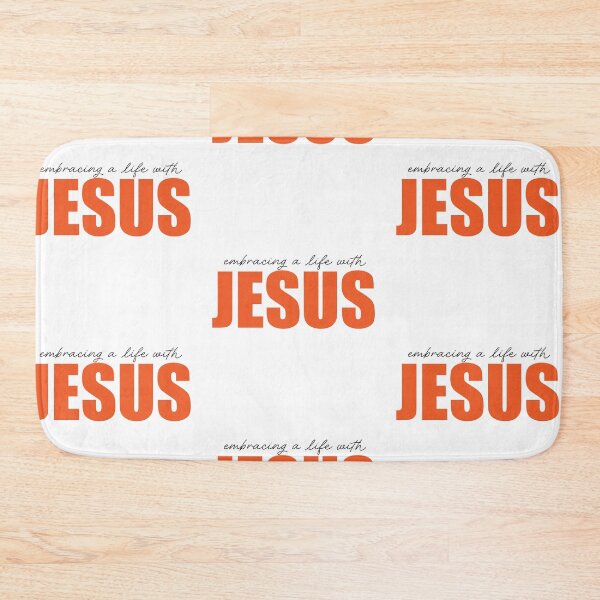 Item preview, Embracing A Life With Jesus – Christian Faith Typography T-Shirt Design designed and sold by CrossCrafted.