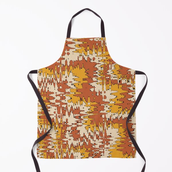 Item preview, Boho Geometric Zigzag Pattern-Burnt Orange Mustard designed and sold by DjFreeq.