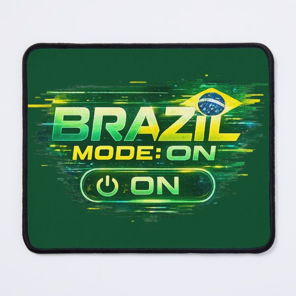 Item preview, Brazil Mode On Futuristic Cyberpunk Graphic designed and sold by PACS0011.
