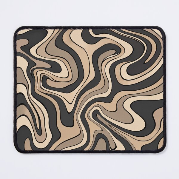 Item preview, Hypnotic Beige-Brown Neutral Marble Wave Pattern designed and sold by DjFreeq.