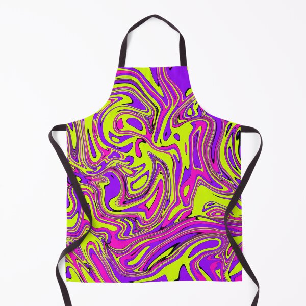 Item preview, Trippy Neon Liquid Marble Pattern-Lime Magenta Purple Design designed and sold by DjFreeq.