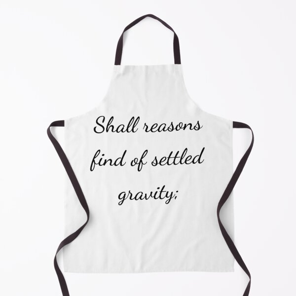 Item preview, "Shall reasons find of settled gravity;" - handwriting black designed and sold by ariksworld.