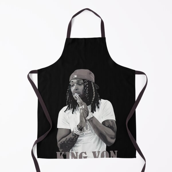 Item preview, King Von Rap Black and white #967 designed and sold by vespira-motion.