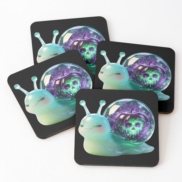 Item preview, Emerald Snail - Forbidden Magic: The Cursed Poison Apple Shell designed and sold by ABYSSLAB.