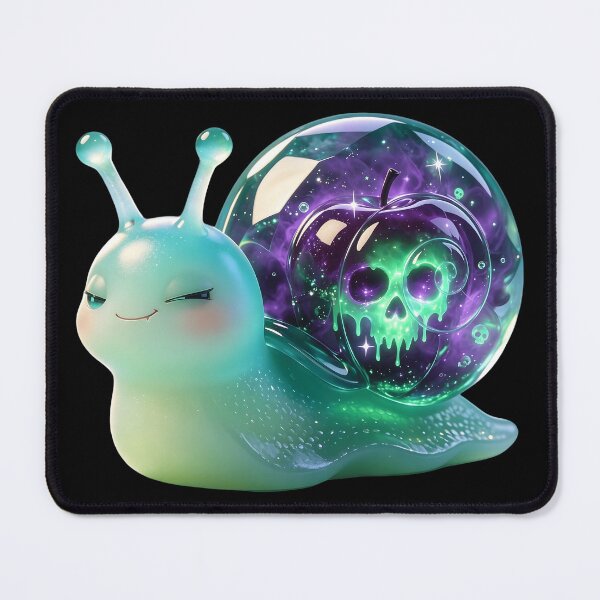 Item preview, Emerald Snail - Forbidden Magic: The Cursed Poison Apple Shell designed and sold by ABYSSLAB.