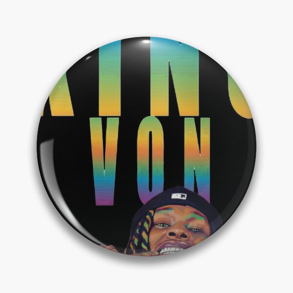 Item preview, King Von Rapper Pop Art #634 designed and sold by vespira-motion.