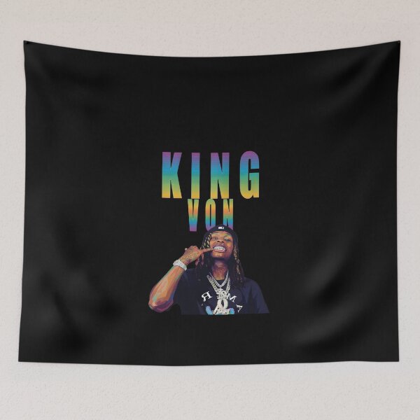 Item preview, King Von Rapper Pop Art #634 designed and sold by vespira-motion.