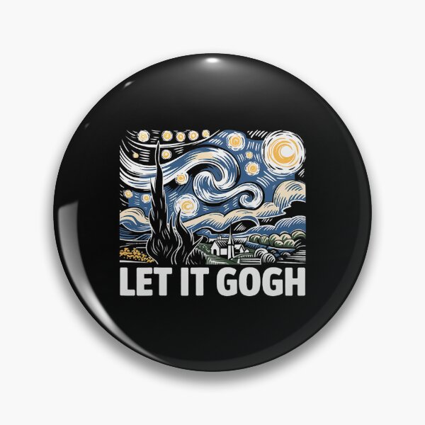 Item preview, Let It Gogh Funny Vincent Van Gogh Starry Night designed and sold by Littermin.