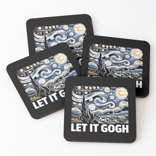 Item preview, Let It Gogh Funny Vincent Van Gogh Starry Night designed and sold by Littermin.