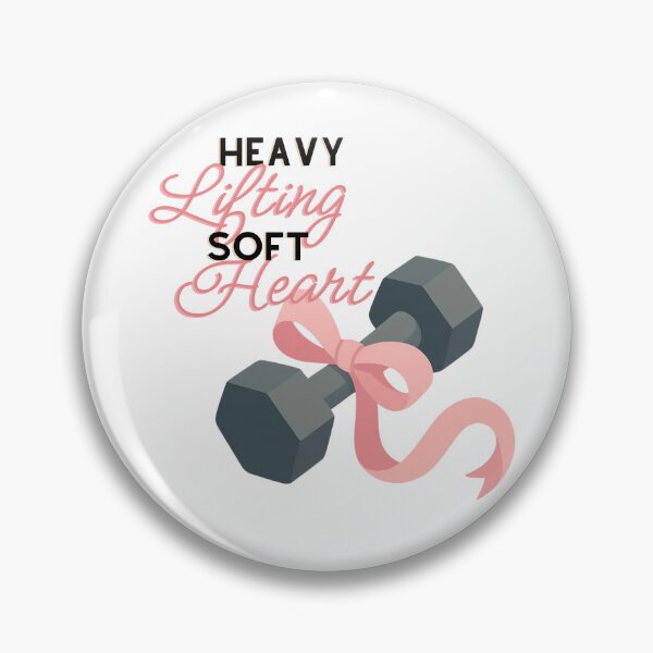 Item preview, Heavy Lifting Soft Heart Dumbbell designed and sold by Girly-Universe.