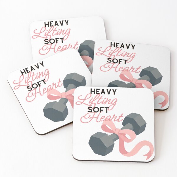 Item preview, Heavy Lifting Soft Heart Dumbbell designed and sold by Girly-Universe.