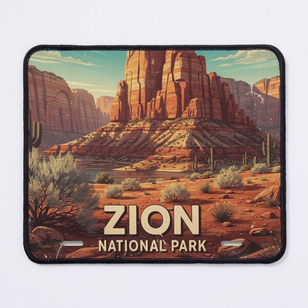 Item preview, Zion National Park Desert Inspired Artwork designed and sold by The Souvenir Dept..