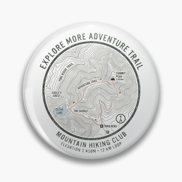 Item preview, Topographic Map Contour Lines Hiking Trail Nature Minimalist  designed and sold by Yellowriversss.