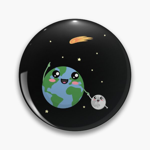 Item preview, Kawaii Earth Moon Comet Space Stars Design designed and sold by marke770.