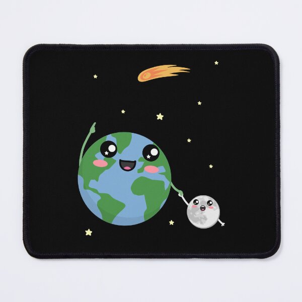 Item preview, Kawaii Earth Moon Comet Space Stars Design designed and sold by marke770.