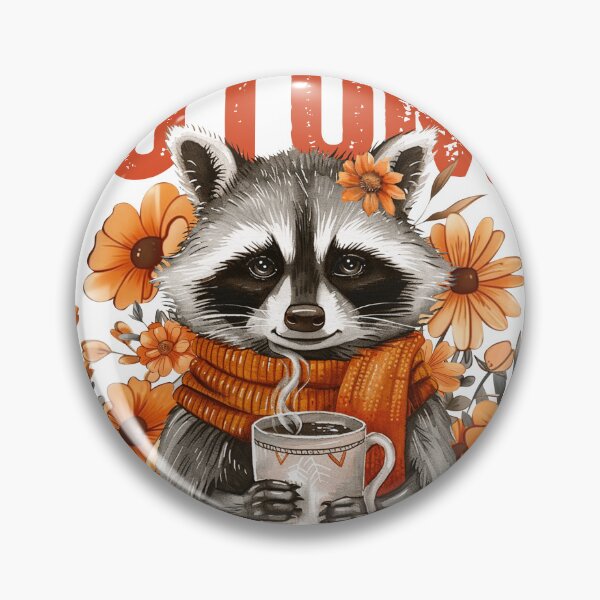 Item preview, Feral Girl Autumn Cozy Raccoon designed and sold by varin-studio.