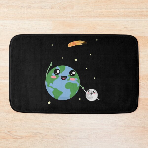 Item preview, Kawaii Earth Moon Comet Space Stars Design designed and sold by marke770.