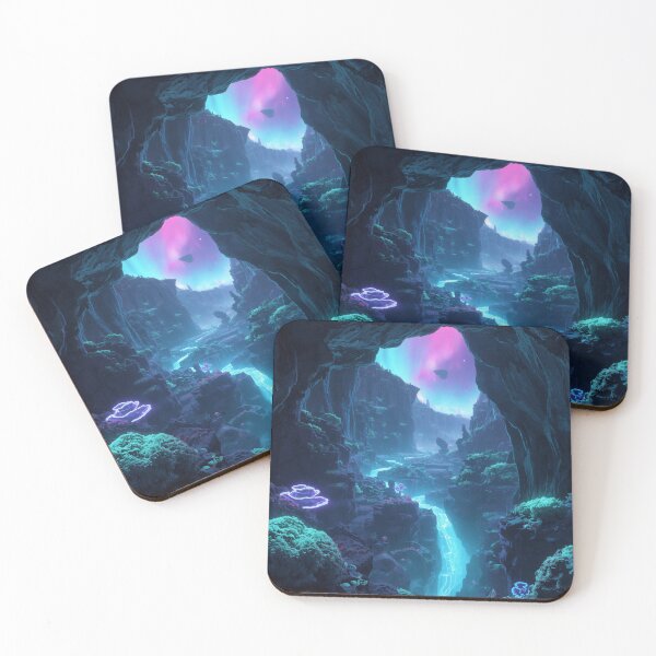 Item preview, Spine Reef Canyon Alien Fantasy Landscape designed and sold by Luminous Wilds.