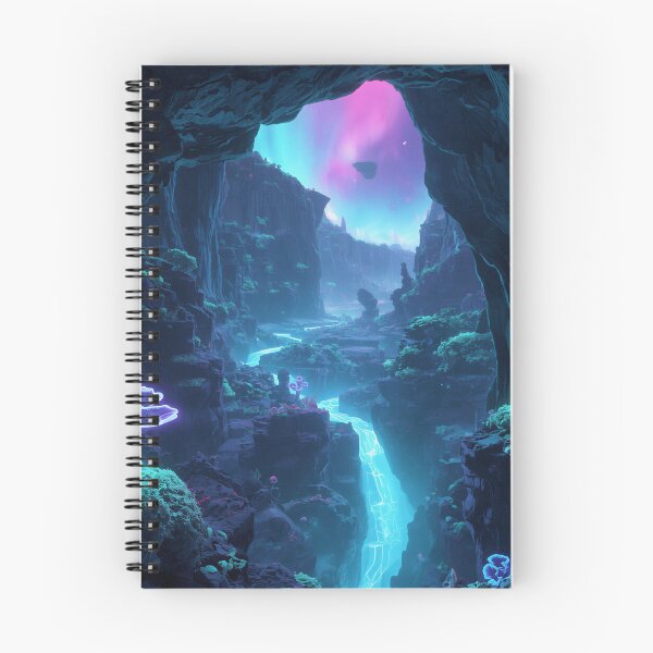 Item preview, Spine Reef Canyon Alien Fantasy Landscape designed and sold by Luminous Wilds.