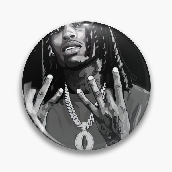 Item preview, King Von Rap Black and white #172 designed and sold by vespira-motion.