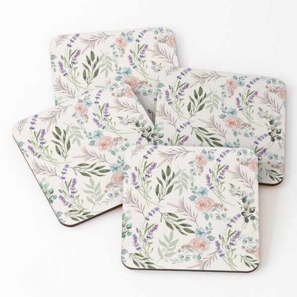 Item preview, Elegant Blush Rose & Lavender Botanical designed and sold by Siti Hoiriyah.