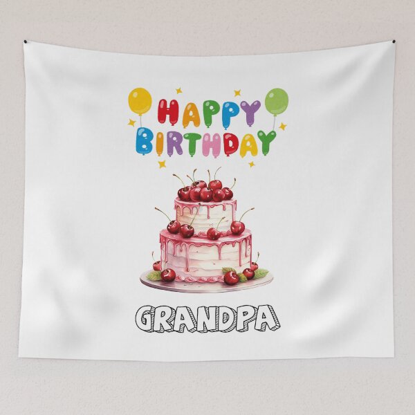 Item preview, Happy Birthday Grandpa – Loving birthday wishes for the best grandpa designed and sold by PureHopeStudio.