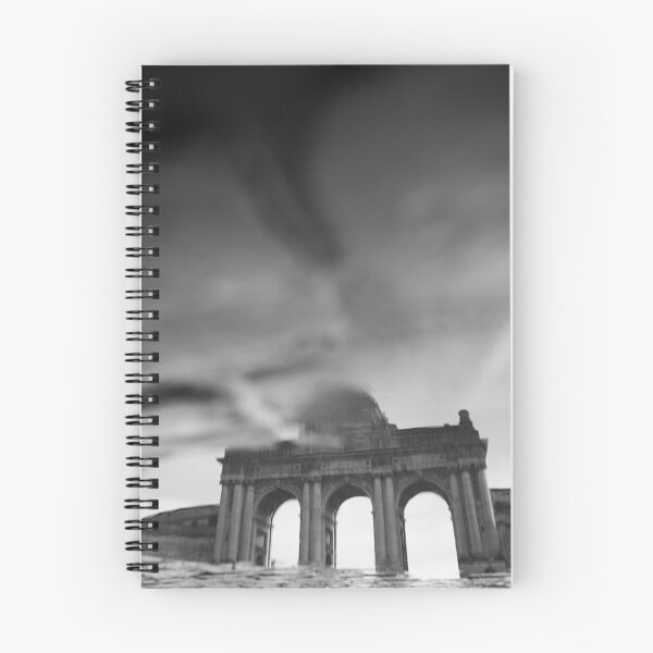 Item preview, Brussels Triumphal Arch: Reflection in the puddle (monochrome) designed and sold by jacquesview.