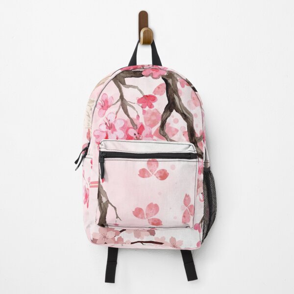 Item preview, Cherry Blossom & Red-Crowned Crane Cushion designed and sold by SHAN-NO.