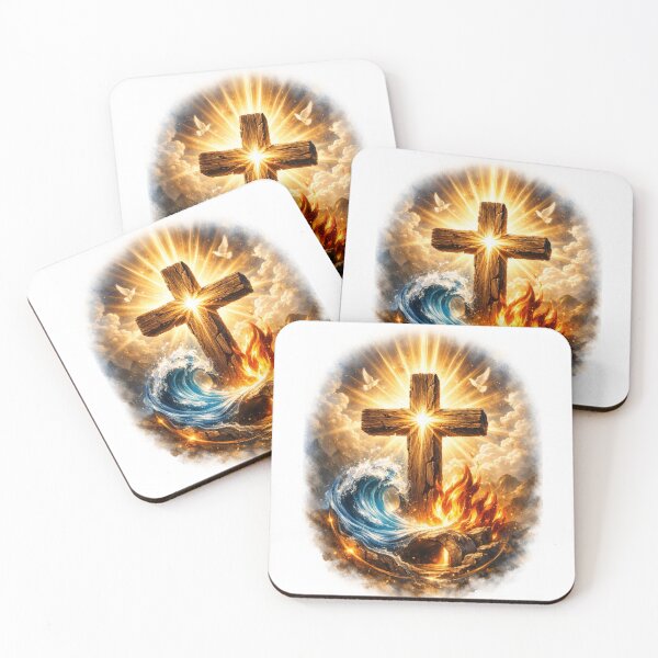 Item preview, Cross of Fire and Water designed and sold by MastersDesignNk.
