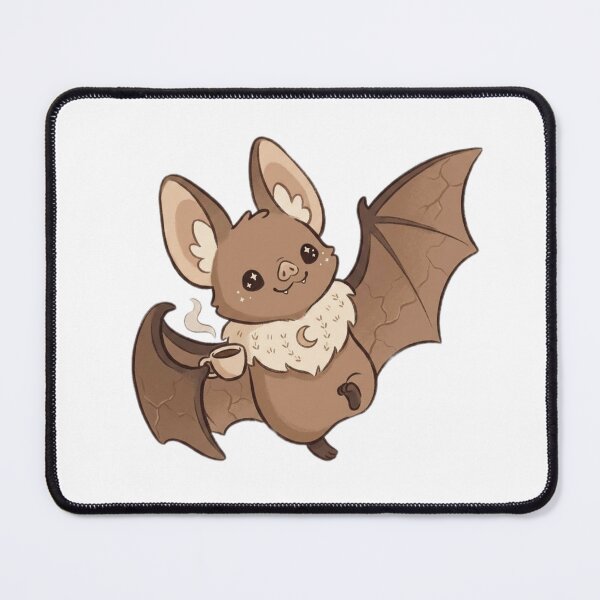 Item preview, Cute Cozy Coffee Bat Cottagecore Illustration designed and sold by ogduckboy.