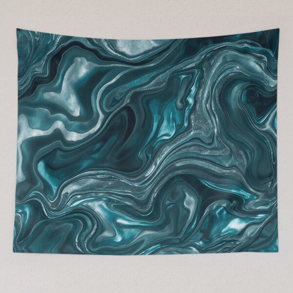 Item preview, Liquid Glass Waves — Reflective Abstract Motion designed and sold by EpicGear085.