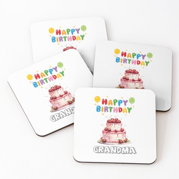 Artikelvorschau, Happy Birthday Grandma – Ein besonderes Geschenk für Oma entworfen und verkauft von PureHopeStudio.