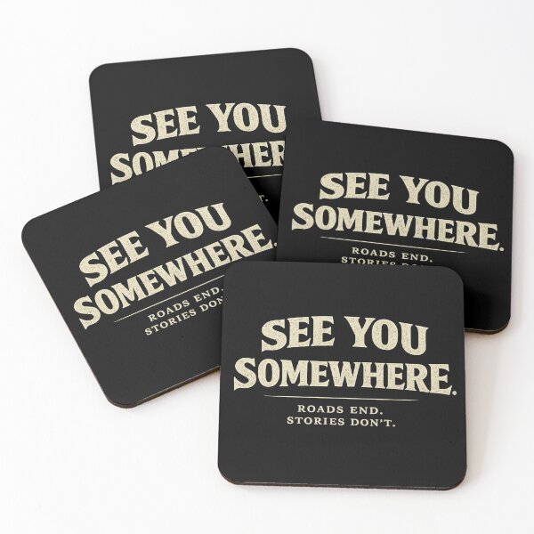 Item preview, See You Somewhere – Roads End, Stories Don’t | Vintage Typography T-Shirt designed and sold by alchemist1636 .