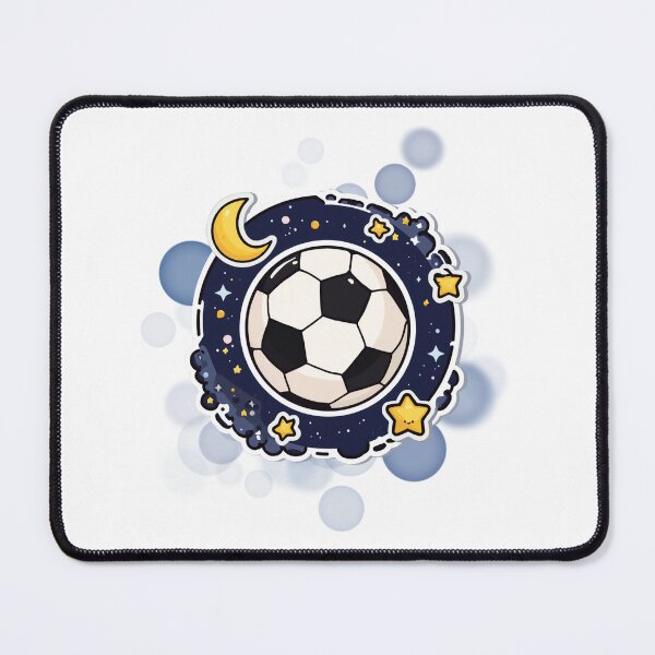 Item preview, Soccer Ball In Space Cute Football Planet Sticker designed and sold by iamKRUK.