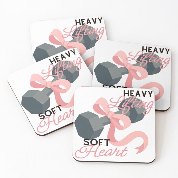 Item preview, Heavy Lifting Soft Heart Dumbbell Variant designed and sold by Girly-Universe.