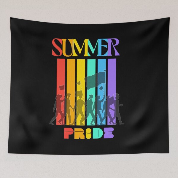 Item preview, Summer Pride Rainbow LGBTQ Retro-Pride Parade March Gift designed and sold by DjFreeq.