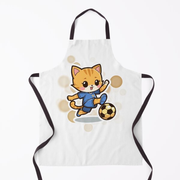 Item preview, Cute Soccer Cat Funny Football Sticker designed and sold by iamKRUK.
