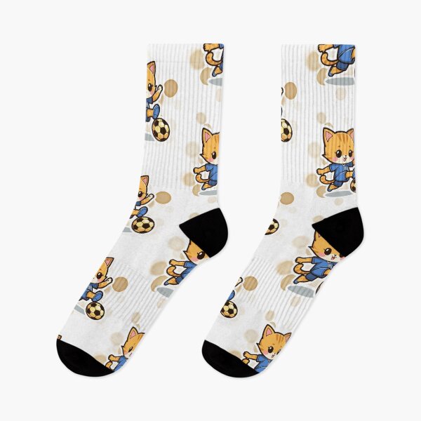 Item preview, Cute Soccer Cat Funny Football Sticker designed and sold by iamKRUK.