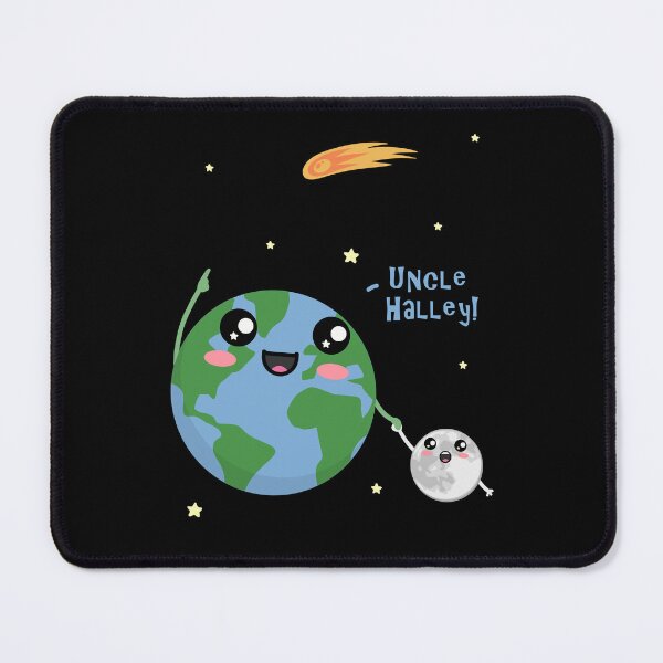 Item preview, Kawaii Earth Moon Halley Comet Space Astronomy designed and sold by marke770.