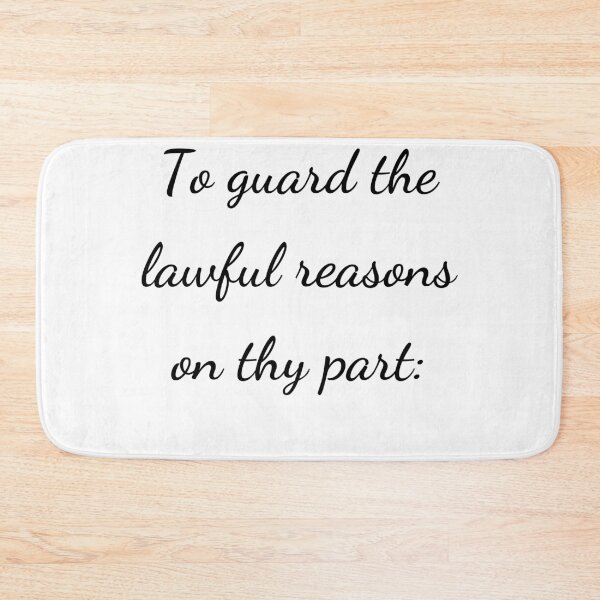Item preview, "To guard the lawful reasons on thy part:" - handwriting black designed and sold by ariksworld.
