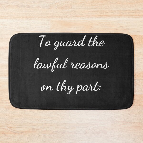Item preview, "To guard the lawful reasons on thy part:" - handwriting white designed and sold by ariksworld.