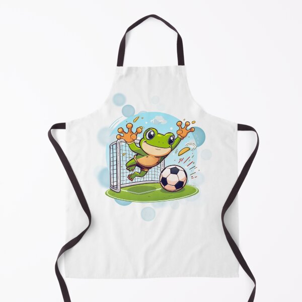 Item preview, Goalkeeper Frog Cute Soccer Sticker designed and sold by iamKRUK.