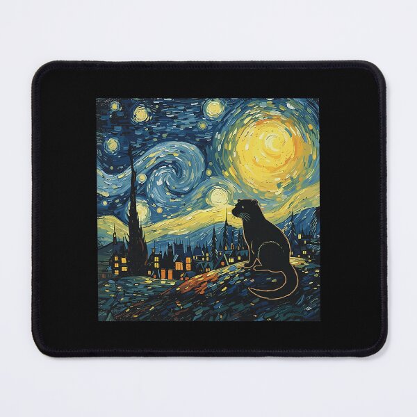 Item preview, Otter Starry Night Van Gogh Art Lover Men Women designed and sold by Littermin.