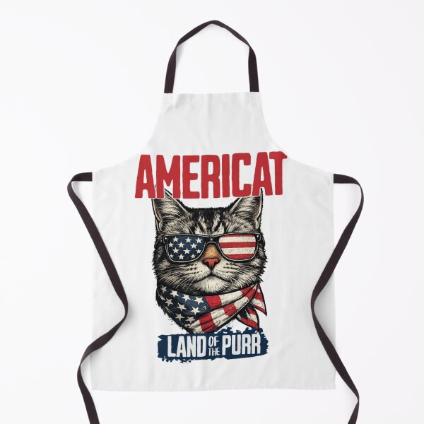 Item preview, Americat - Land of the Purr Funny Patriotic Cat designed and sold by DjFreeq.