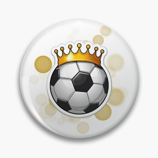 Item preview, King Of The Pitch Soccer Ball Illustration designed and sold by iamKRUK.