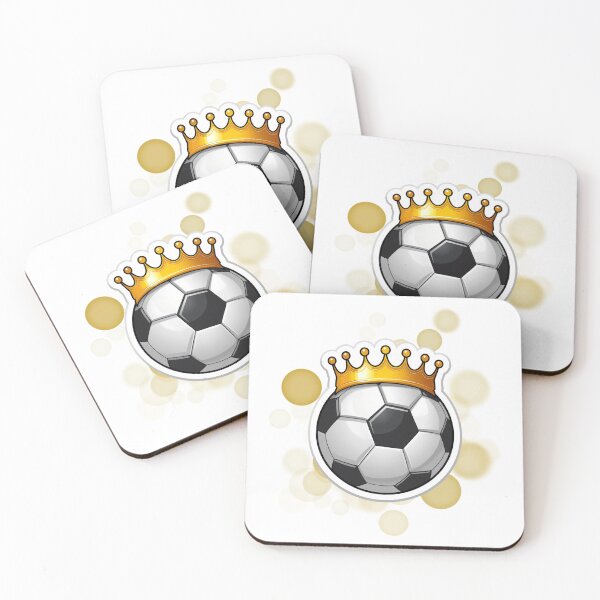 Item preview, King Of The Pitch Soccer Ball Illustration designed and sold by iamKRUK.