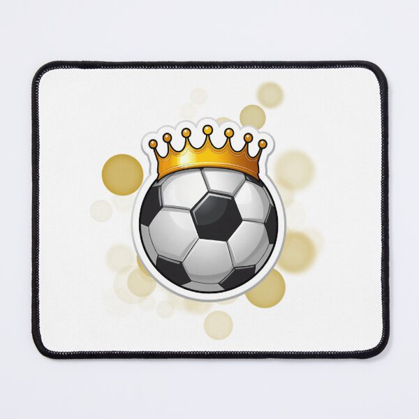 Item preview, King Of The Pitch Soccer Ball Illustration designed and sold by iamKRUK.