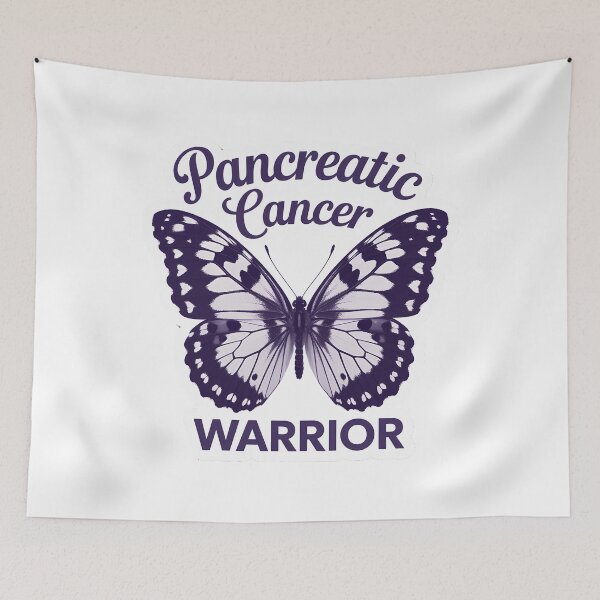 Item preview, Pancreatic Cancer Warrior Butterfly designed and sold by SapfireStuArt.